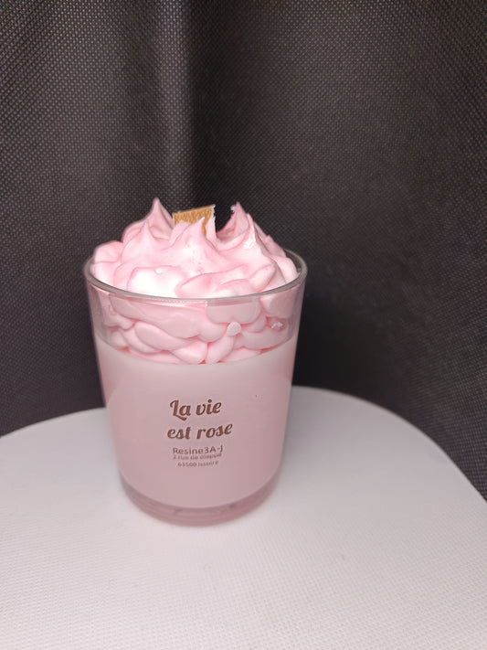 Bougie la vie en rose